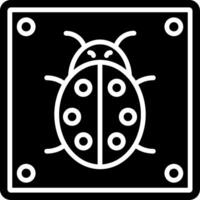 Bug Glyph Icon vector