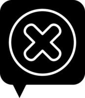Chat Glyph Icon vector