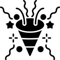 confetti Glyph Icon vector