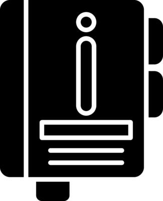 Handbook Glyph Icon