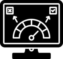 Performance Glyph Icon vector