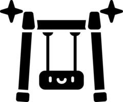 Swing Glyph Icon vector