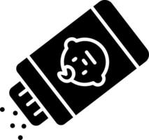 Talcum Powder Glyph Icon vector