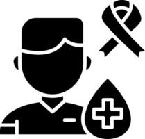 Survivor Glyph Icon vector