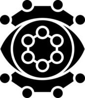 Eye Glyph Icon vector