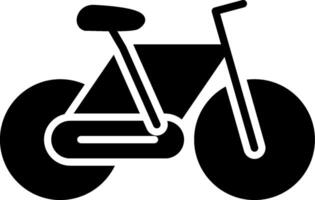 Bicycle Glyph Icon vector