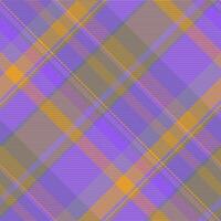 Tone tartan pattern check, proud plaid seamless. Multi texture textile background fabric in pastel and amber colors. vector