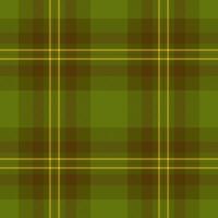 Handsome seamless background texture, mosaic textile tartan. Platform check plaid fabric pattern in yellow and lime colors. vector