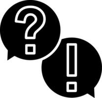 Chat Glyph Icon vector