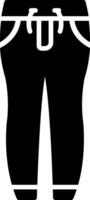 Pant Glyph Icon vector