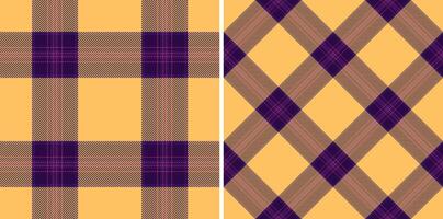 Tartan background textile of check seamless with a texture fabric pattern plaid. Set in dark colors for valentines day outfit inspiration. vector