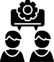 Comprehension Glyph Icon vector