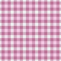 Brazil tartan fabric seamless, repeating texture plaid pattern. Valentines day background check textile in pink and white colors. vector