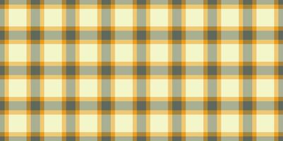 Trade seamless check textile, diwali plaid texture. Display background fabric tartan pattern in amber and pastel colors. vector