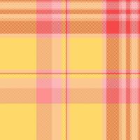 Backdrop seamless tartan background, tough texture textile . Bandana pattern fabric plaid check in amber and light colors. vector