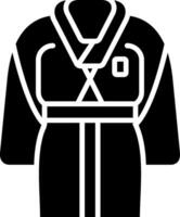 Robe Glyph Icon vector