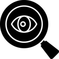 Preview Glyph Icon vector