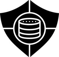 Security Glyph Icon vector