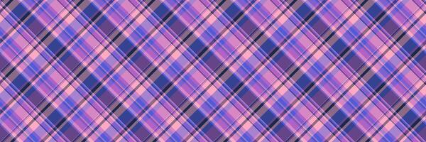 Hounds tooth textile background tartan, luxurious pattern fabric . Podium texture check plaid seamless in violet and pink colors. vector