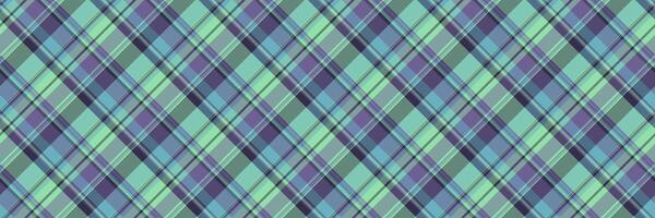 Awesome textile pattern fabric, baby plaid check texture. Subtle background seamless tartan in pastel and indigo colors. vector