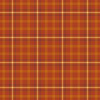Mexican texture background textile, idyllic seamless plaid check. Valentine pattern tartan fabric in orange and red colors. vector