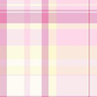 Ornamental texture tartan, image seamless fabric plaid. Geometry background check textile pattern in light and ivory colors. vector
