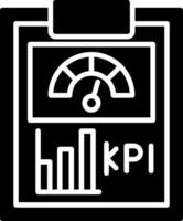 Kpi Glyph Icon vector