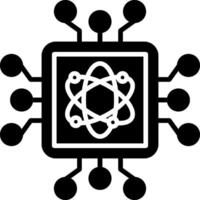 Microchip Glyph Icon vector