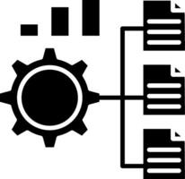 Settings Glyph Icon vector