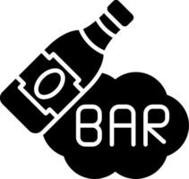 Bar Glyph Icon vector