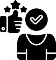 Behavior Glyph Icon vector