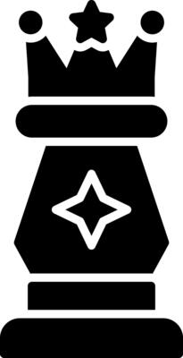 Queen Glyph Icon