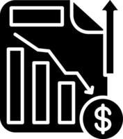Report Glyph Icon vector
