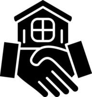 Agreement Glyph Icon vector