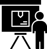 Presentation Glyph Icon vector
