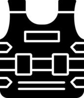 Armor Glyph Icon vector