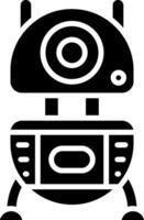 Robot Glyph Icon vector