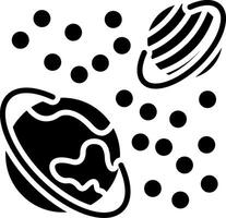 Universe Glyph Icon vector