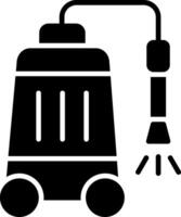 Power Washing Glyph Icon vector
