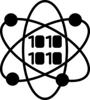 Data Science Glyph Icon vector