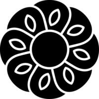Alpine Forget Me Not Glyph Icon vector