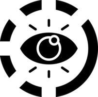Data Visualization Glyph Icon vector