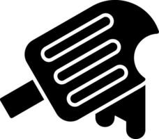 Popsicle Glyph Icon vector