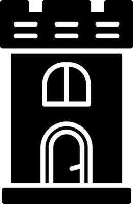 Tower Glyph Icon