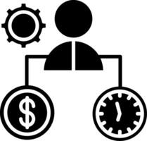Resources Glyph Icon vector