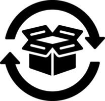 Update Glyph Icon vector