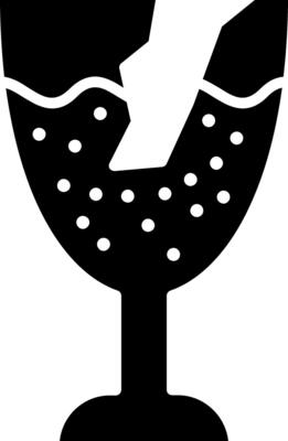 Fragile Glyph Icon