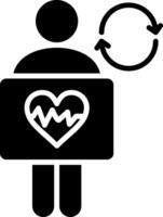 Procedure Glyph Icon vector
