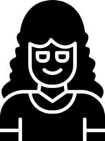 Avatar Glyph Icon vector