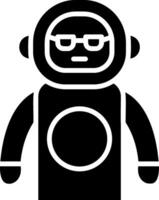Spacesuit Glyph Icon vector